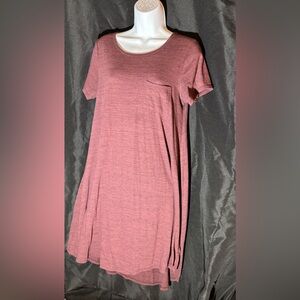 Lularoe Carly Dress Pink  XS